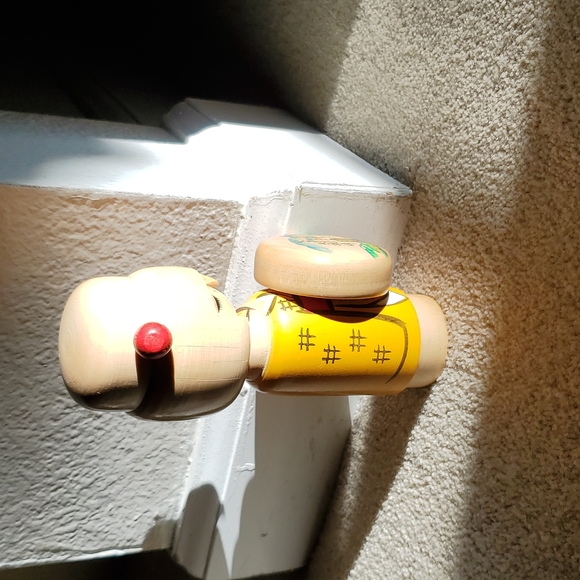 Japanese Wood Kokeshi Doll Figurine Cute - Picture 2 of 6